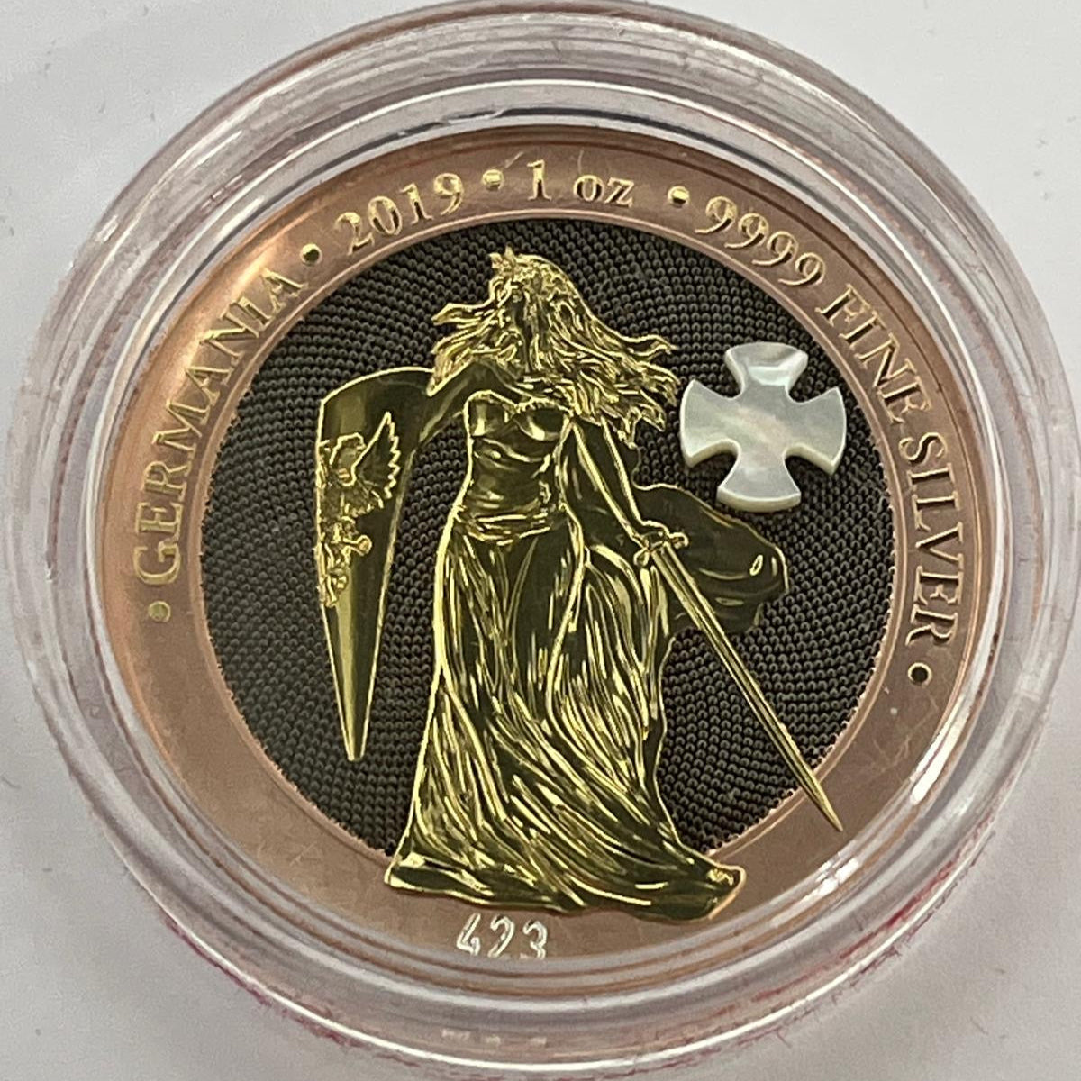 Allegories Cross Mother of Pearl Cross 1 oz
