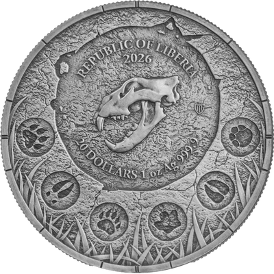 Liberia - Höhlenlöwe Oblivion Megafauna - 1 oz