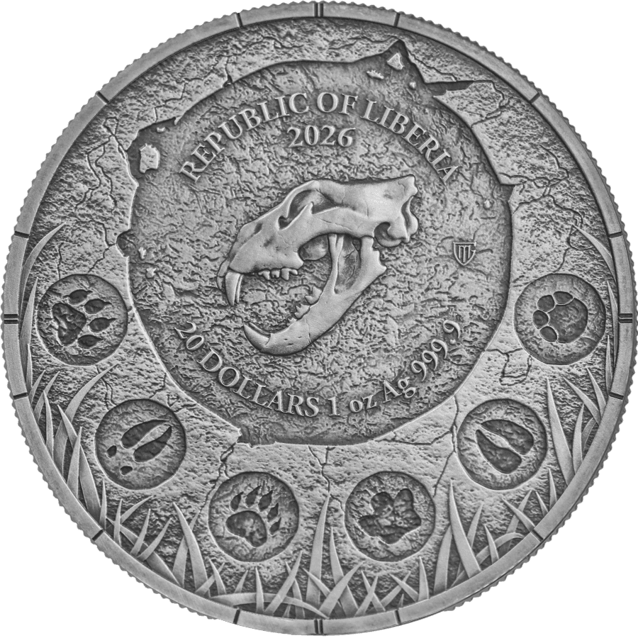 Liberia - Cave Lion Oblivion Megafauna - 1 oz