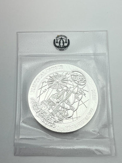 50 Amafranga Serie – Nautical Ounce Komplett Samling 2017–2024 – 9 x 1 oz Silver
