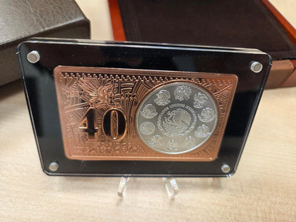40th Anniversary Of The Mexican Silver Libertad Coin - 1 oz