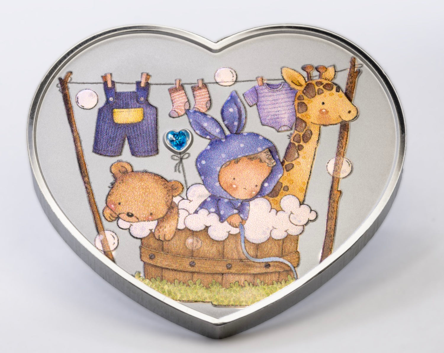 Cameroon - Baby Boy - New Born Heart series - 1 oz