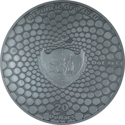 Palau - Chameleon - Dot Art series - 3 oz