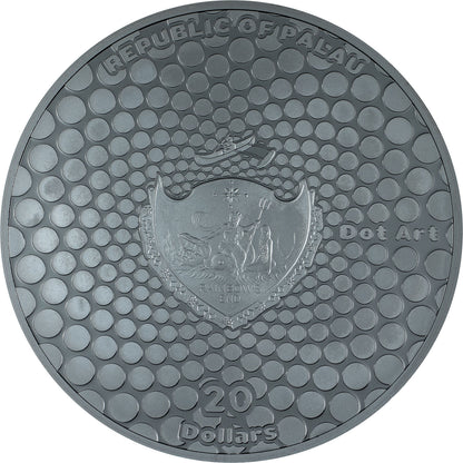 Palau - Chameleon - Dot Art series - 3 oz