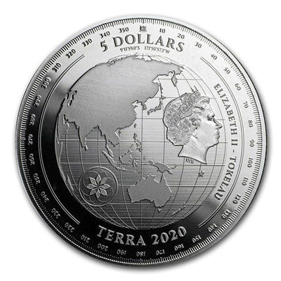 2020 - 1 oz - Tokelau Silver Terra Coin (In Capsule)