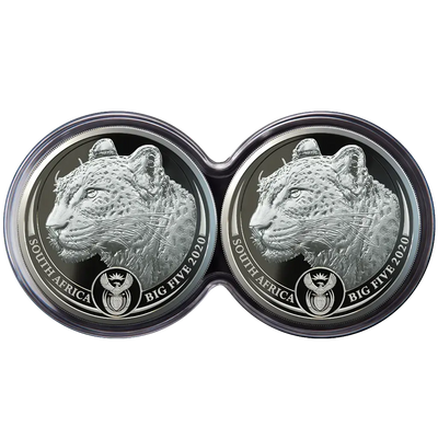 Südafrika - Big Five I - Leopard - Double Capsule - 2 oz