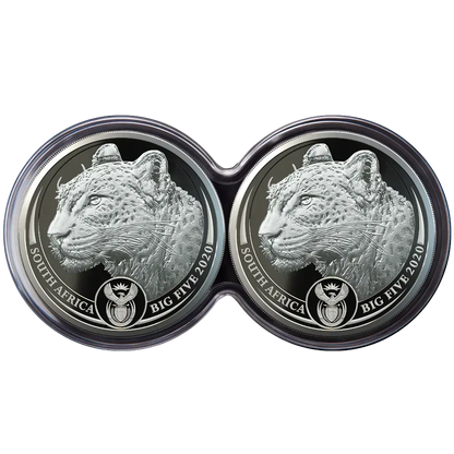 South Africa - Big Five I - Leopard - Double Capsule - 2 oz