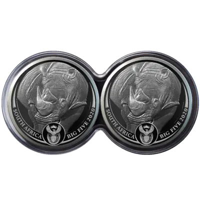 South Africa - Big Five I - Rhino - Double Capsule - 2 oz