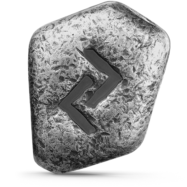 2023 Germania Runes - Jera 1 oz Silver Ennobled Cast Bar