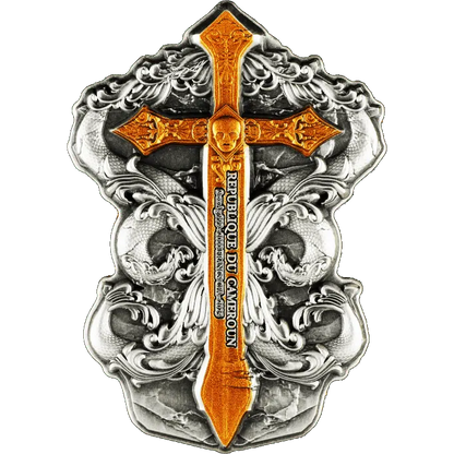 Cameroon - Saint Simon 12 Apostle Series ANTIQUE - 2 oz