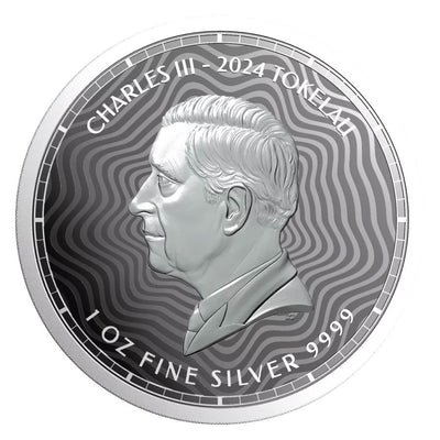 2024 - 1 oz - Tokelau Silver Chronos Silver Coin (In Capsule)