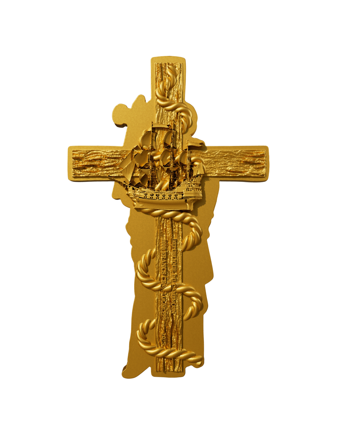 Cameroon - Saint Jude 12 Apostle Series GILDED - 2 oz