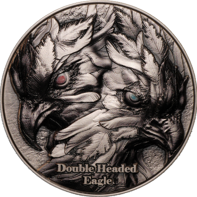 Cameroon - Double Headed Eagle Bi-Metal - 2 oz