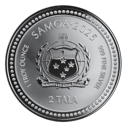 Samoa - Seahorse Silver Coin