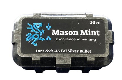 10 x 1 oz .45 Caliber Bullet Replica