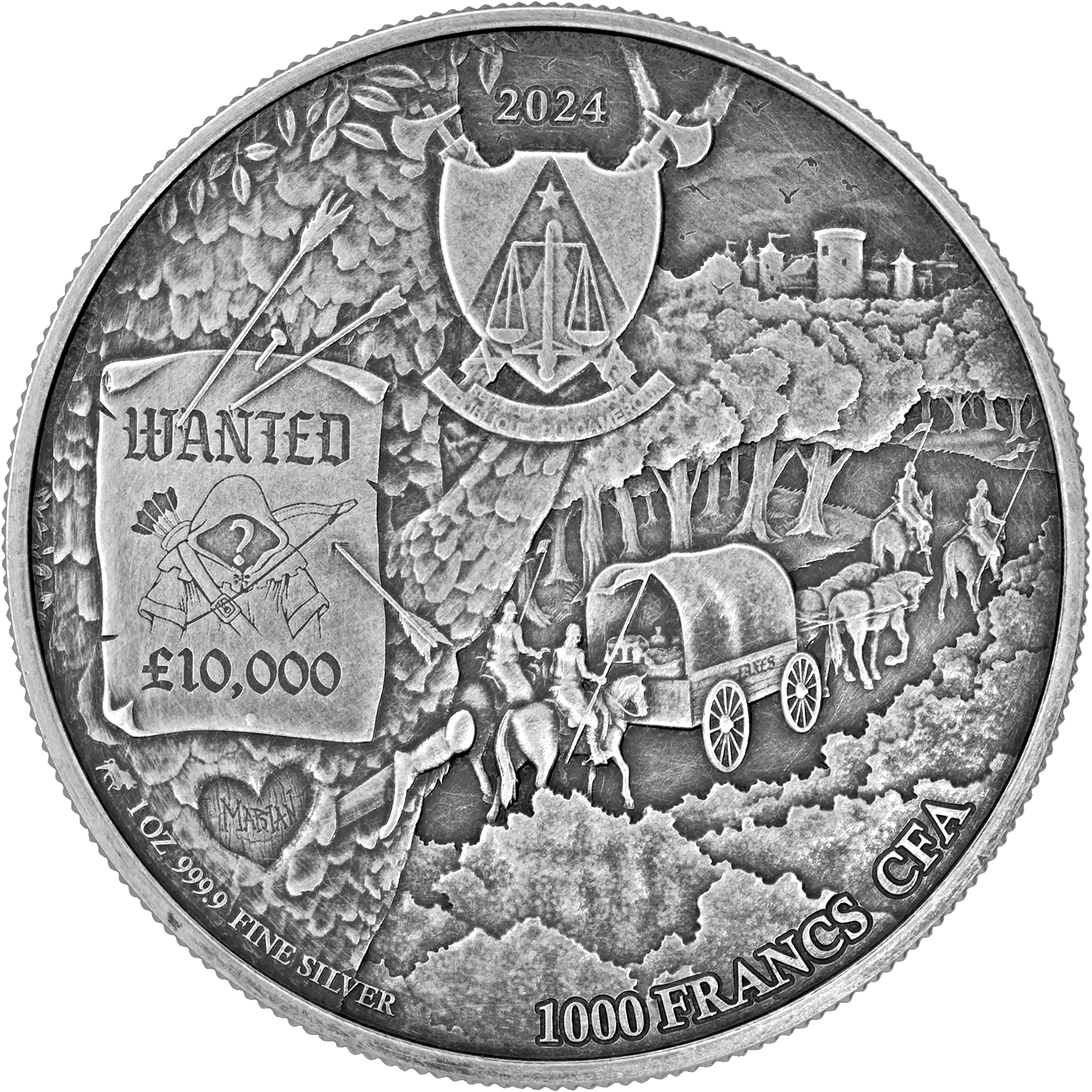 Cameroon - Sherwood - Robin of the Hood - Antique Finish - 1 oz