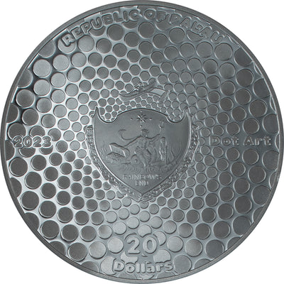 Flower with Butterfly - Dot Art 3 oz