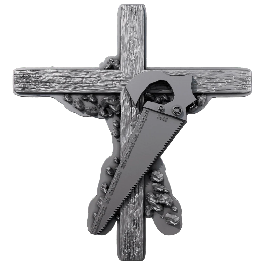 Cameroon - Saint James the Less 12 Apostle Series ANTIQUED - 2 oz