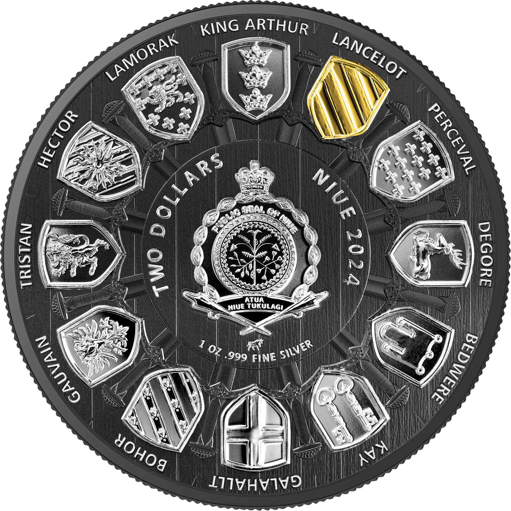 Niue - Camelot - Sir Lancelot - Multimetal - 1 oz
