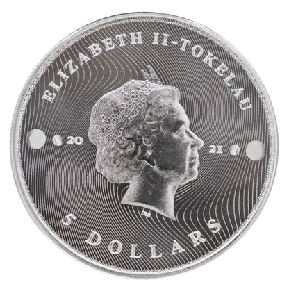 Tokelau - Silver Equilibrium Coin BU (In Capsule) - 2021 - 1 oz