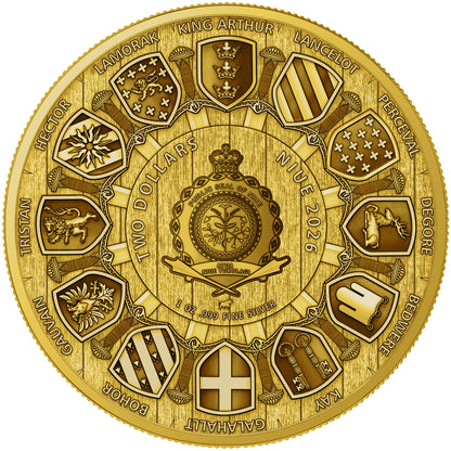 Niue - Camelot - Sir Perceval Full Gilding