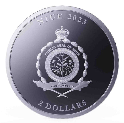 2023 - 1 oz - Niue Silver Magnum Opus Coin (In Capsule)
