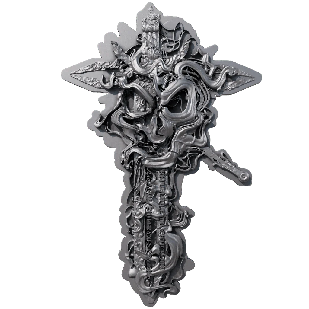 Cameroon - Saint Thomas 12 Apostle Series ANTIQUED - 2 oz