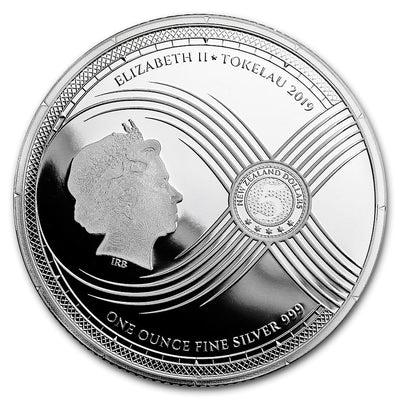 2019 - 1 oz - Tokelau Silver Chronos Silver Coin (In Capsule)