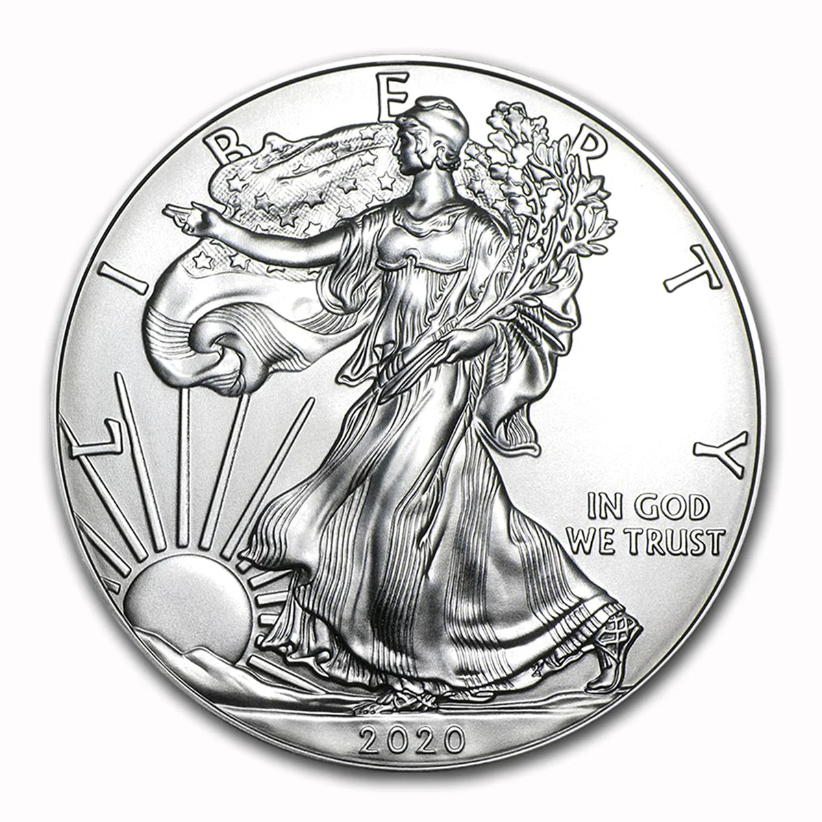 American - 2020 - Silver Eagle NGC MS 70 First day issue - 1 oz
