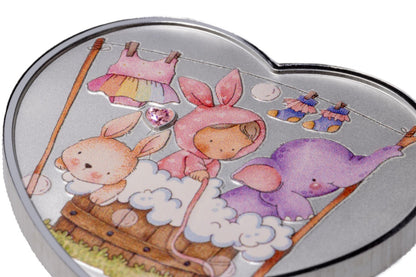 Cameroon - Baby Girl – New Born Heart series  - 1 oz