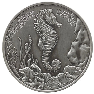 Samoa - Seahorse Antike Silbermünze - 1 oz