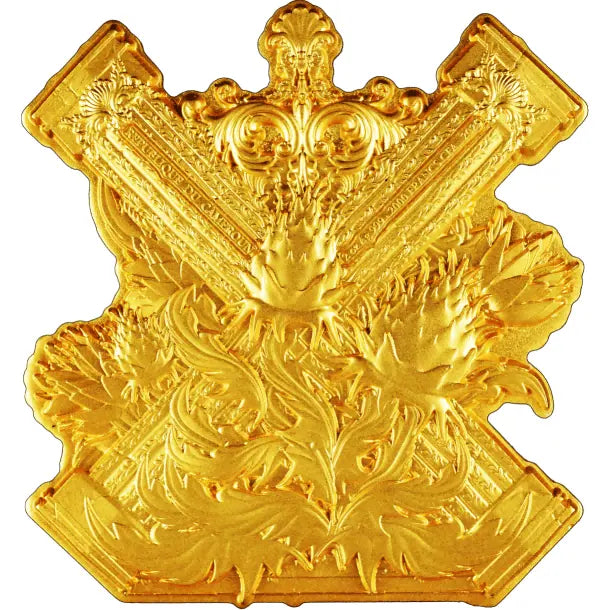 Cameroon - Saint Andrew 12 Apostle Series GILDED - 2 oz