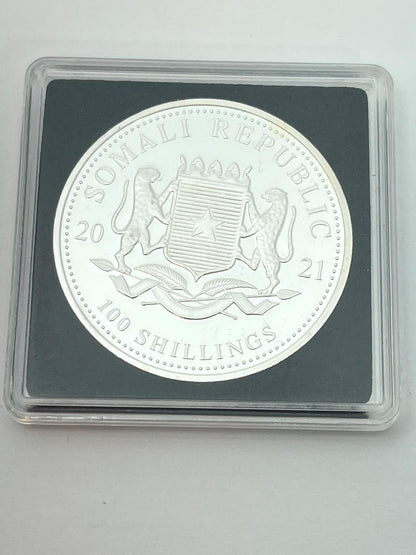 100 Shillings Somali Leopard 2021 – 1 oz