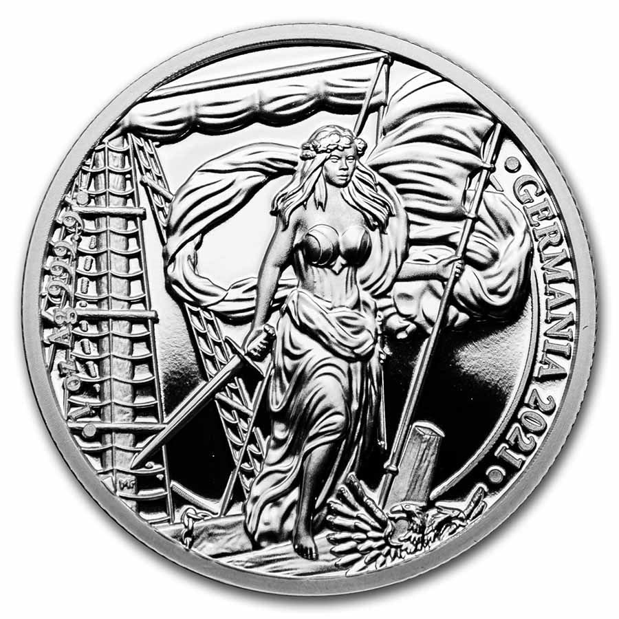 Germania - Silver Round Proof - 1 oz