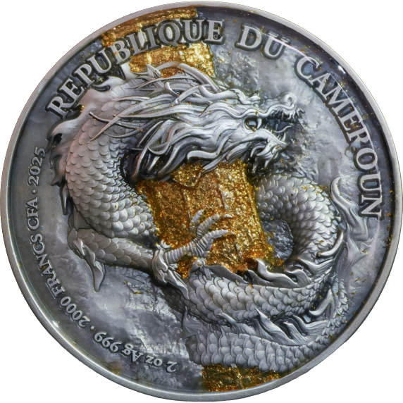 Cameroon - Monkey King Wukong Bi-Metal - 2 oz silver & 11,5 oz Copper