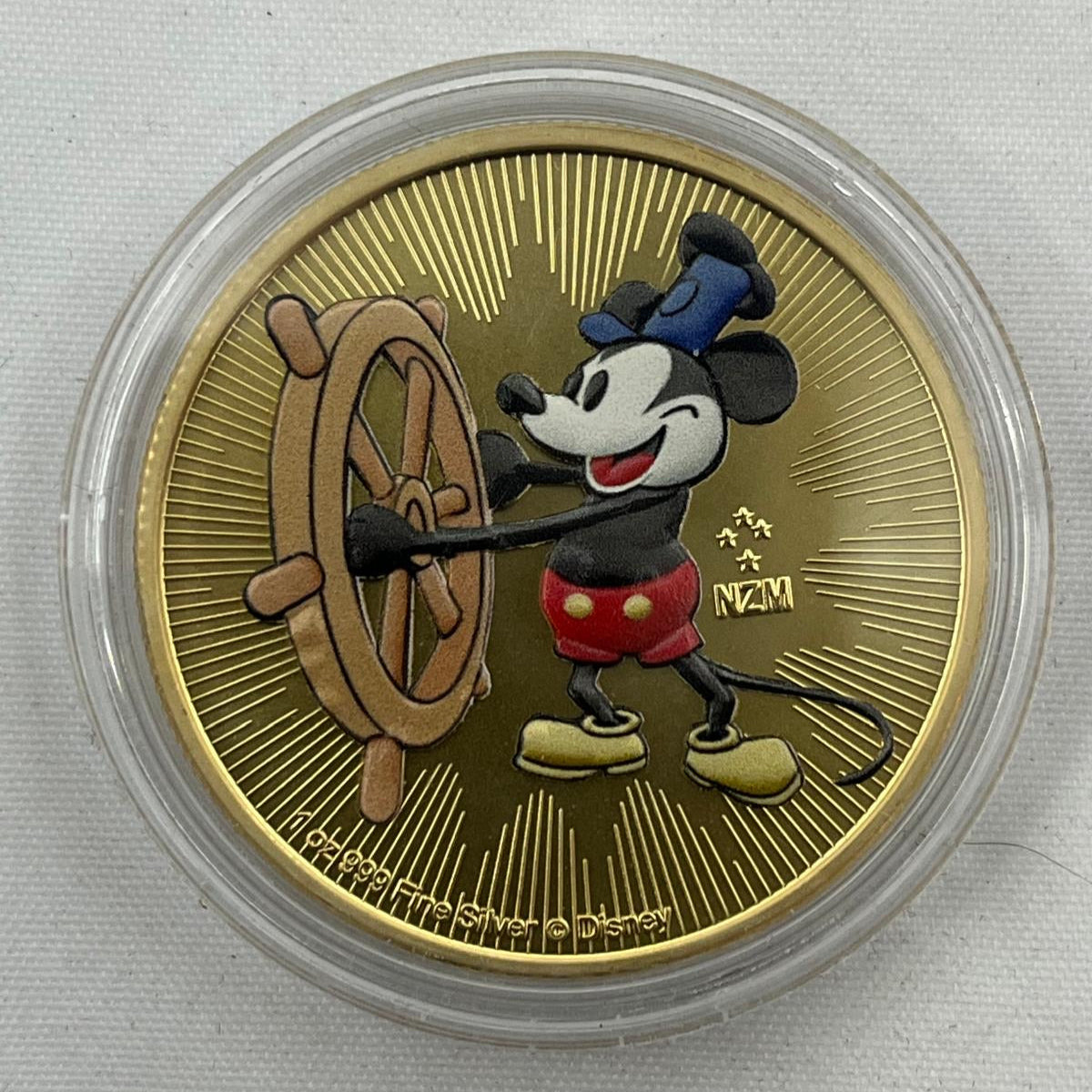 Mickey Mouse Steamboat Willie Gold 1 oz