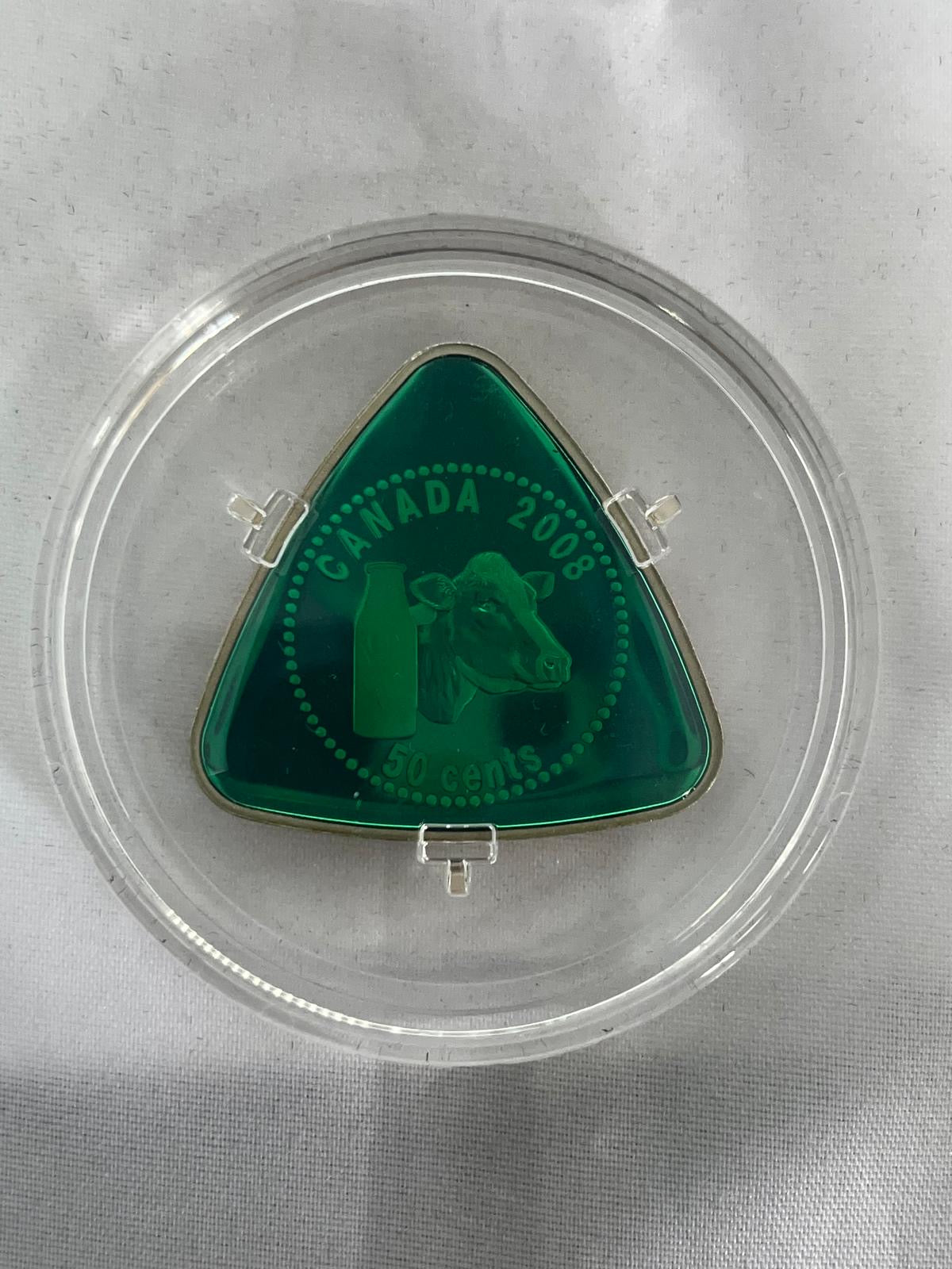 Coin for Dairy with translucent enamel effect - 20 g