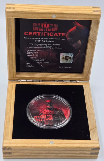 DC Comics Batman Antique Finish 2 oz