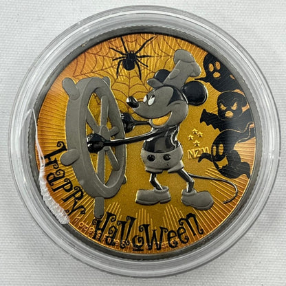 Mickey Mouse Steamboat Willie Halloween Orange 1 oz