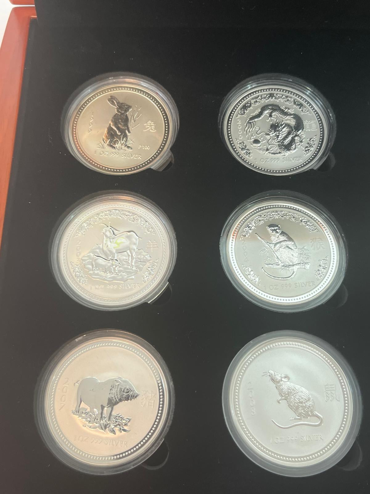 12 x 1 oz - Lunar Series I Complete 1999-2010