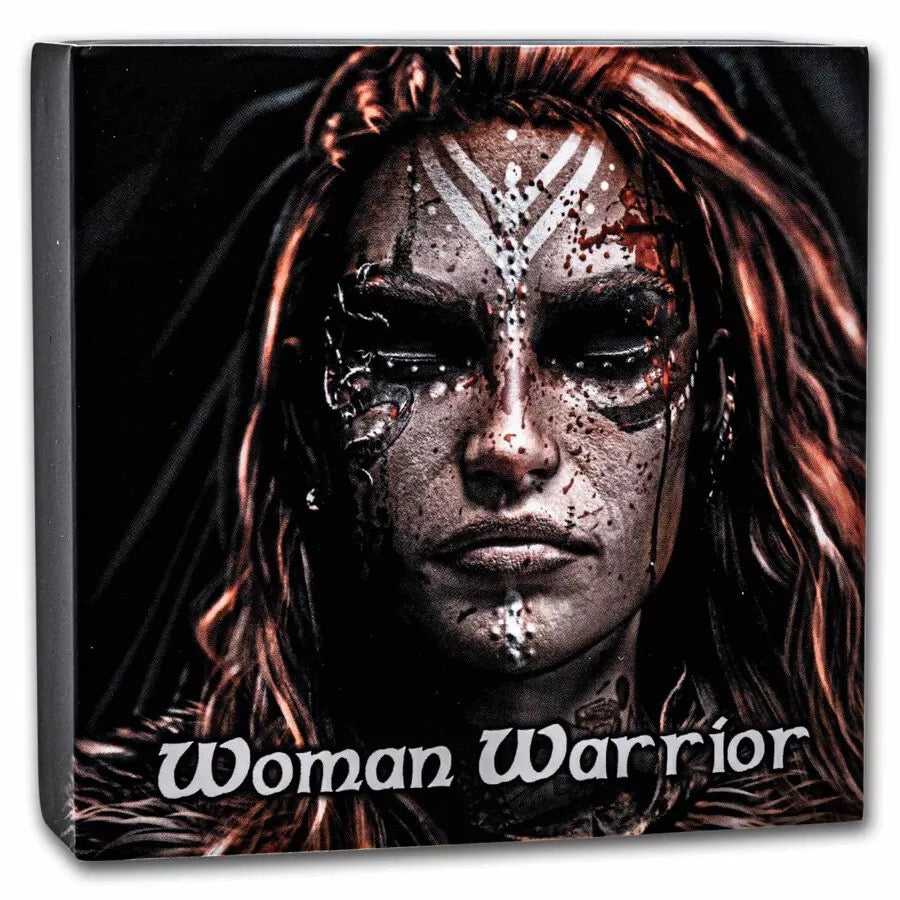 Woman Warrior Boudica Antique Finish 2 oz