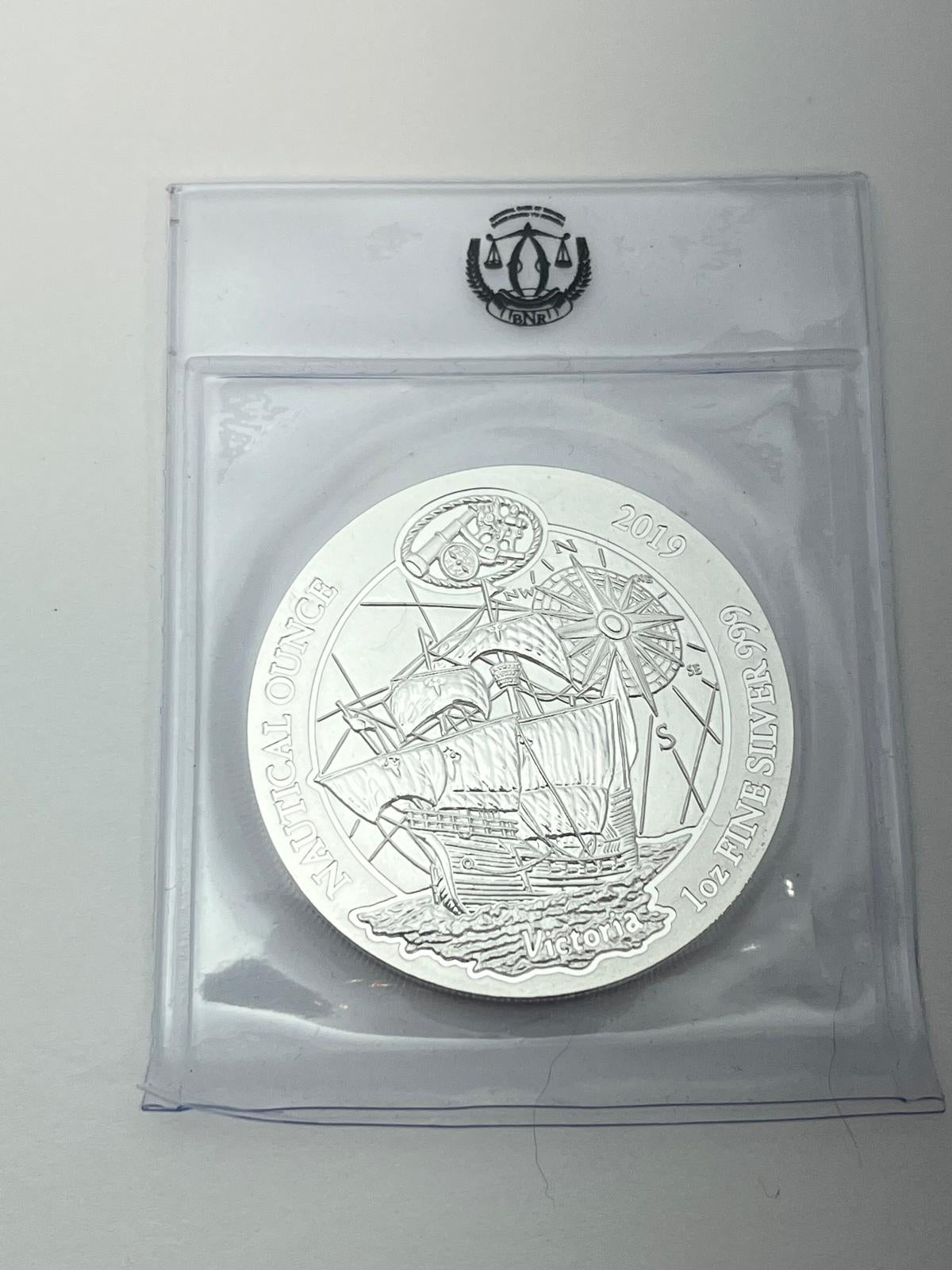 50 Amafranga Serie – Nautical Ounce Komplett Samling 2017–2024 – 9 x 1 oz Silver