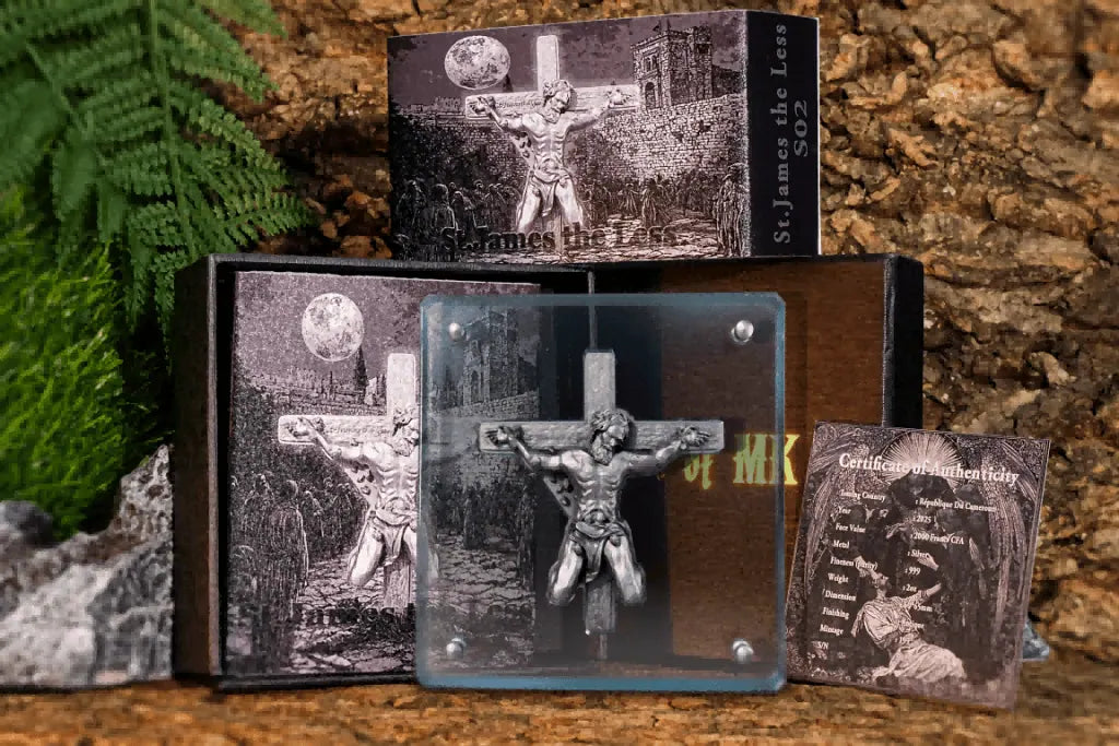 Cameroon - Saint James the Less 12 Apostle Series ANTIQUED - 2 oz