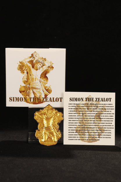 Cameroon - Saint Simon 12 Apostle Series GILDED - 2 oz