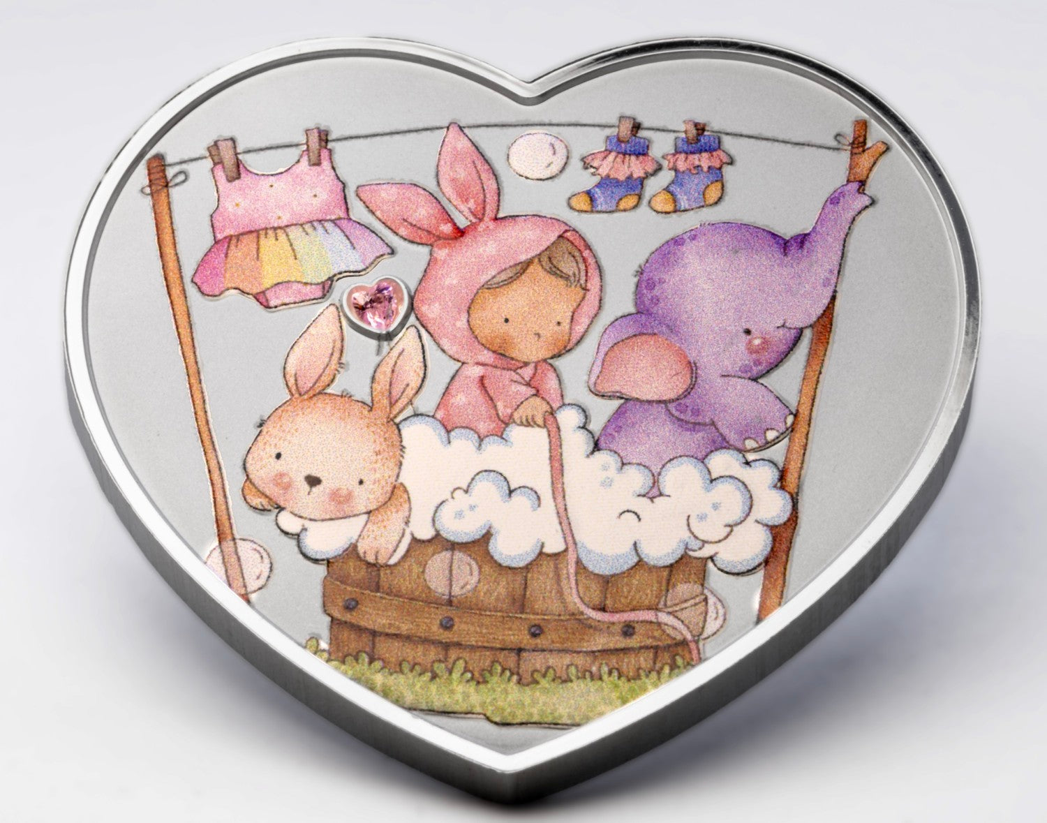 Cameroon - Baby Girl - New Born Heart series - 1 oz