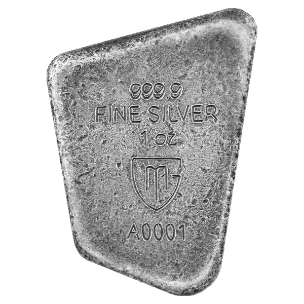 2023 Germania Runes - Fehu 1 oz Silver Ennobled Cast Bar