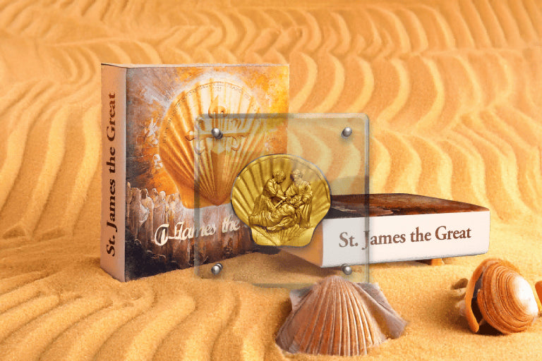 Cameroon - Saint James The Great 12 Apostle Series GILDED - 2 oz