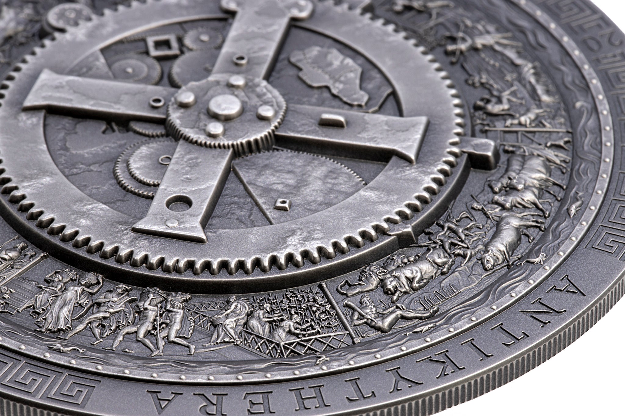 Cook Islands - Antikythera Mechanism Antiqued – Archeology & Symbolism - 3 oz