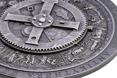 Cook Islands - Antikythera Mechanism Antiqued – Archeology & Symbolism - 3 oz