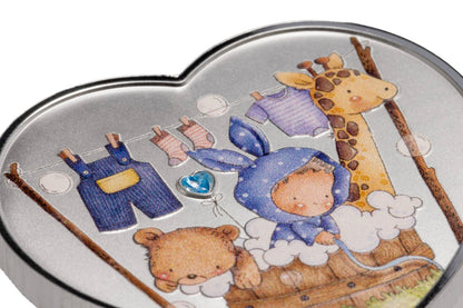 Cameroon - Baby Boy - New Born Heart series - 1 oz